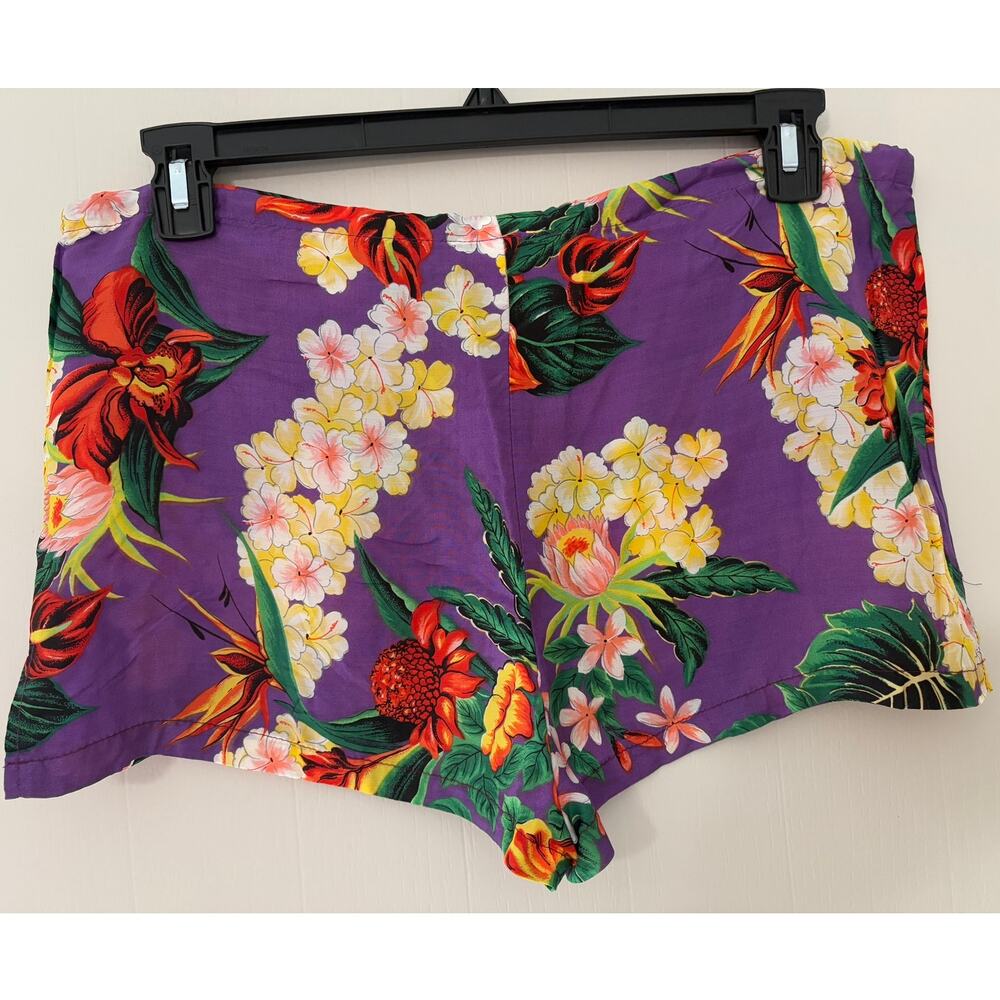 OP Ocean Pacific Sunwear 90s Y2K Drawstring Hawaiian Sleep Shorts Size Large
